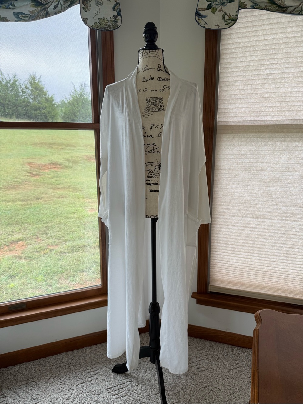 lunya Organic Pima Long Cardigan